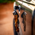 Leather Braided Keychain